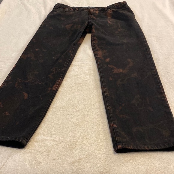 DKNY Black Bleached Slim Straight Jeans - 40 x 34 - Picture 4 of 14